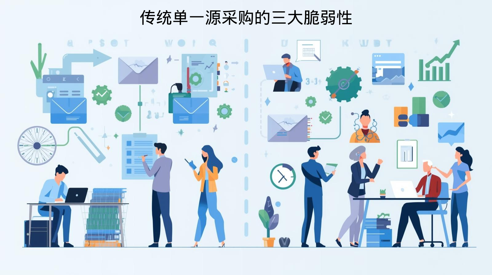 传统单一源采购的三大脆弱性