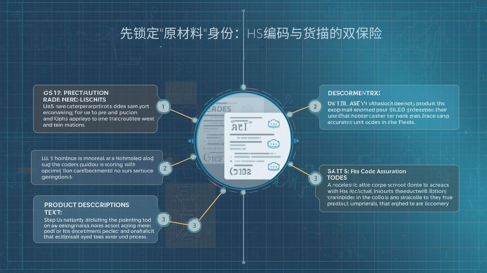 先锁定"原材料"身份：HS编码与货描的双保险