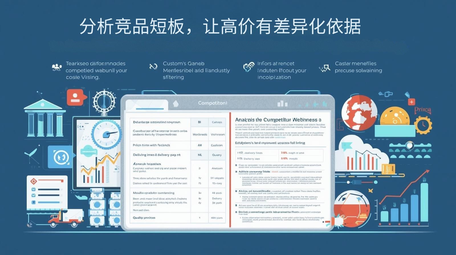 分析竞品短板，让高价有差异化依据