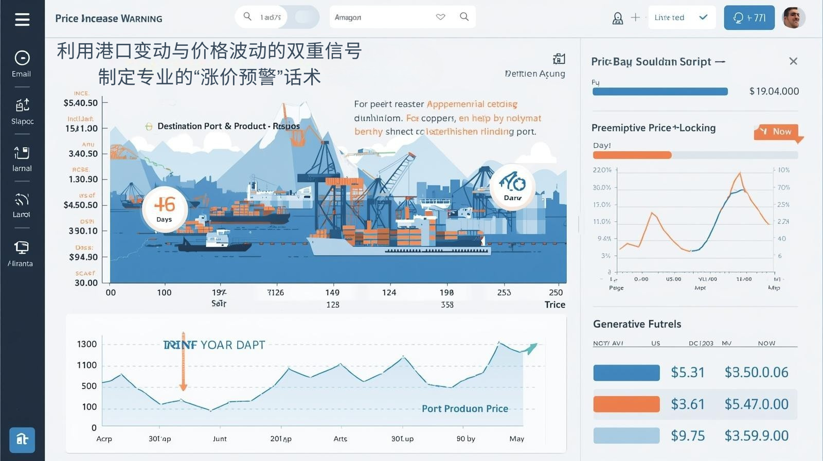 利用港口变动与价格波动的双重信号，制定专业的“涨价预警”话术