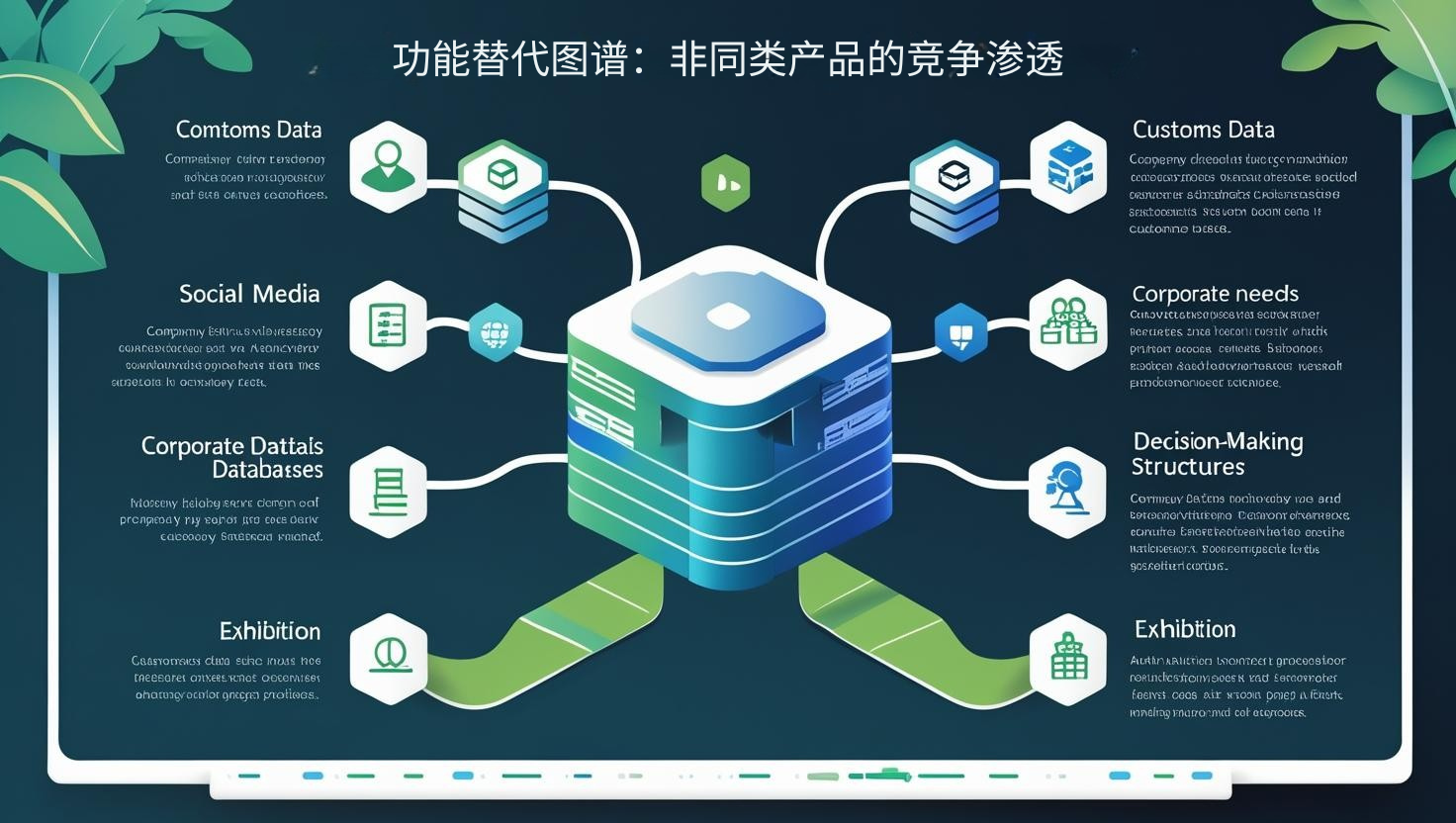 海关数据功能替代图谱：非同类产品的竞争渗透