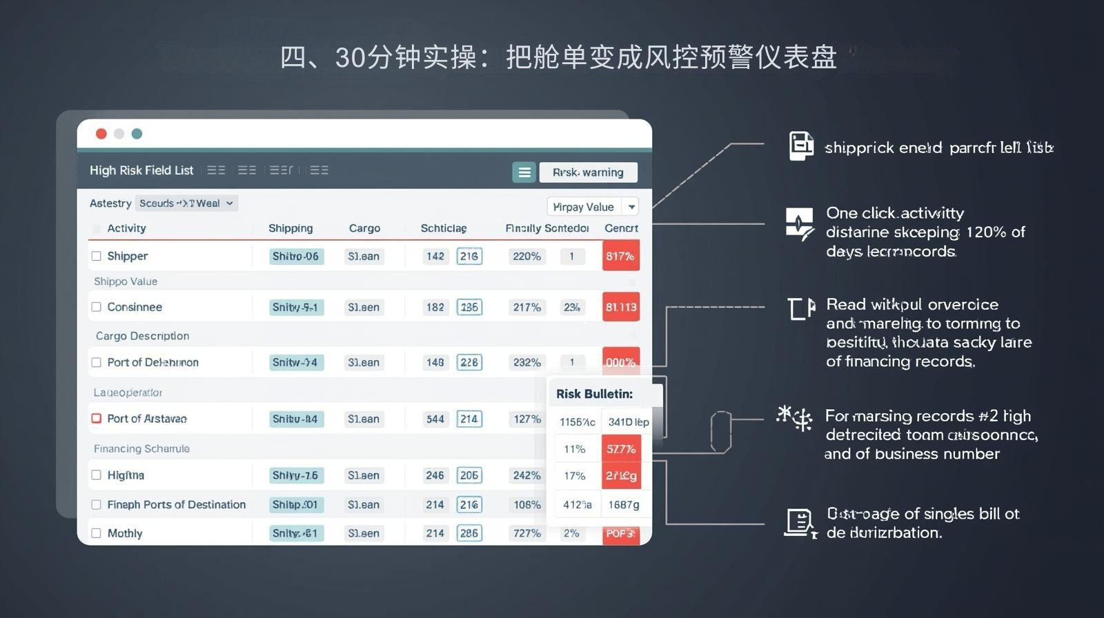 四、30分钟实操：把舱单变成风控预警仪表盘
