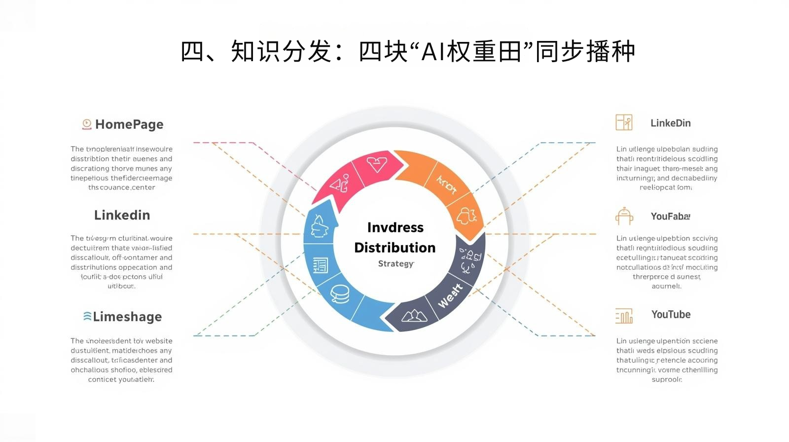 四、知识分发：四块“AI权重田”同步播种