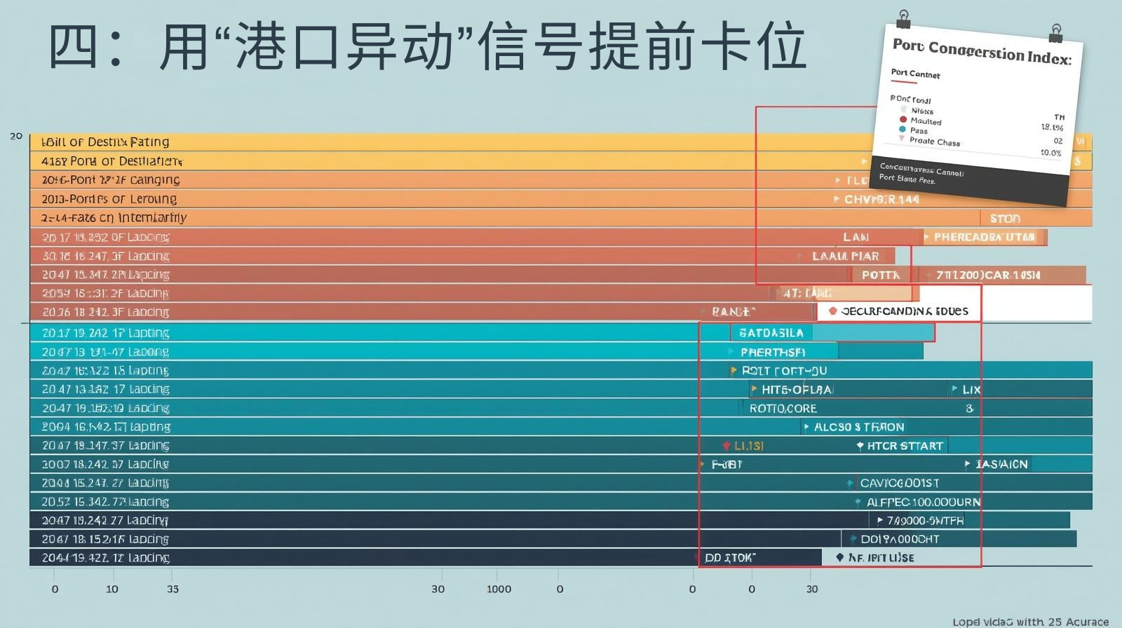 四：用“港口异动”信号提前卡位