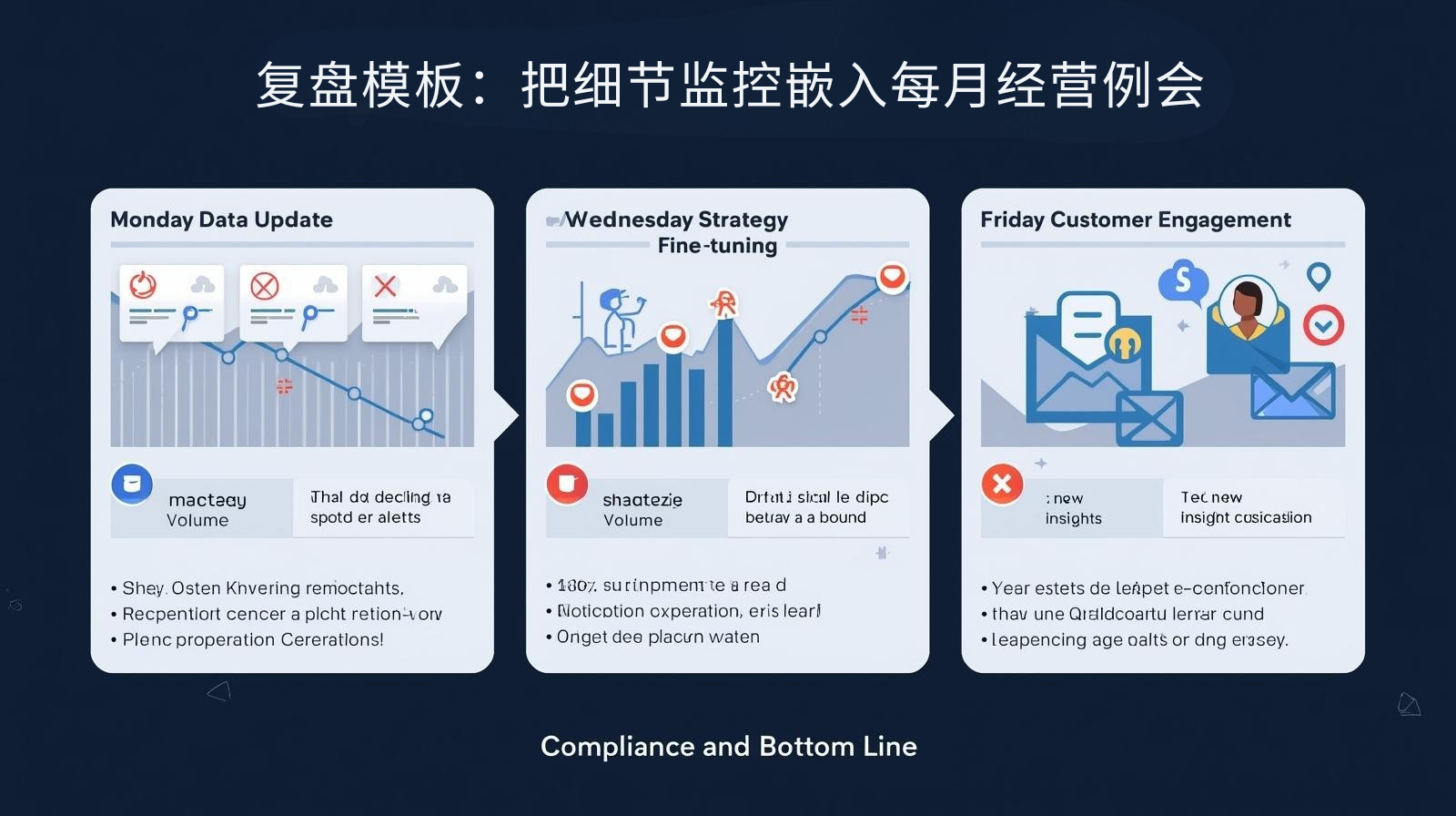 复盘模板：把细节监控嵌入每月经营例会