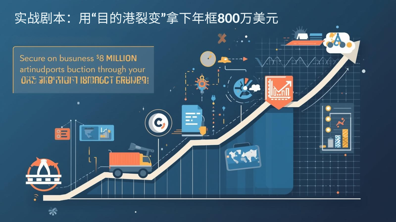 实战剧本：用“目的港裂变”拿下年框800万美元