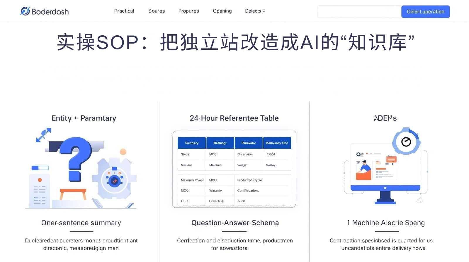实操SOP：把独立站改造成AI的“知识库”