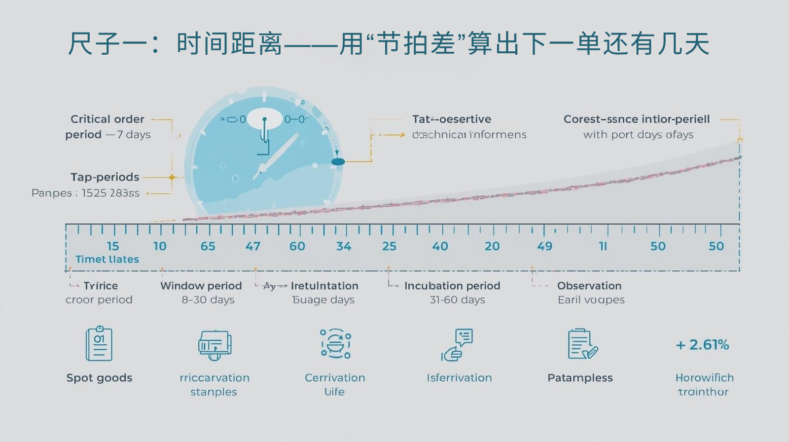 尺子一：时间距离——用“节拍差”算出下一单还有几天 
