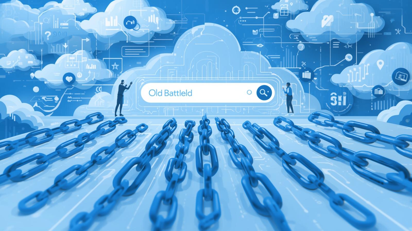 旧的战场：在10条蓝色链接中争夺第3位