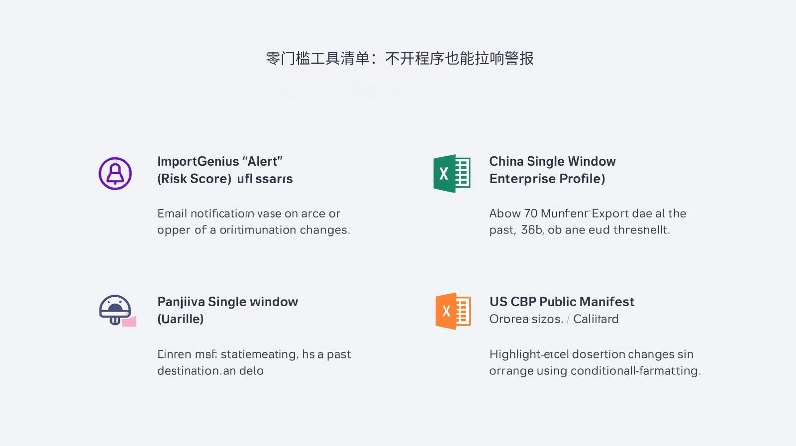 零门槛工具清单：不开程序也能拉响警报