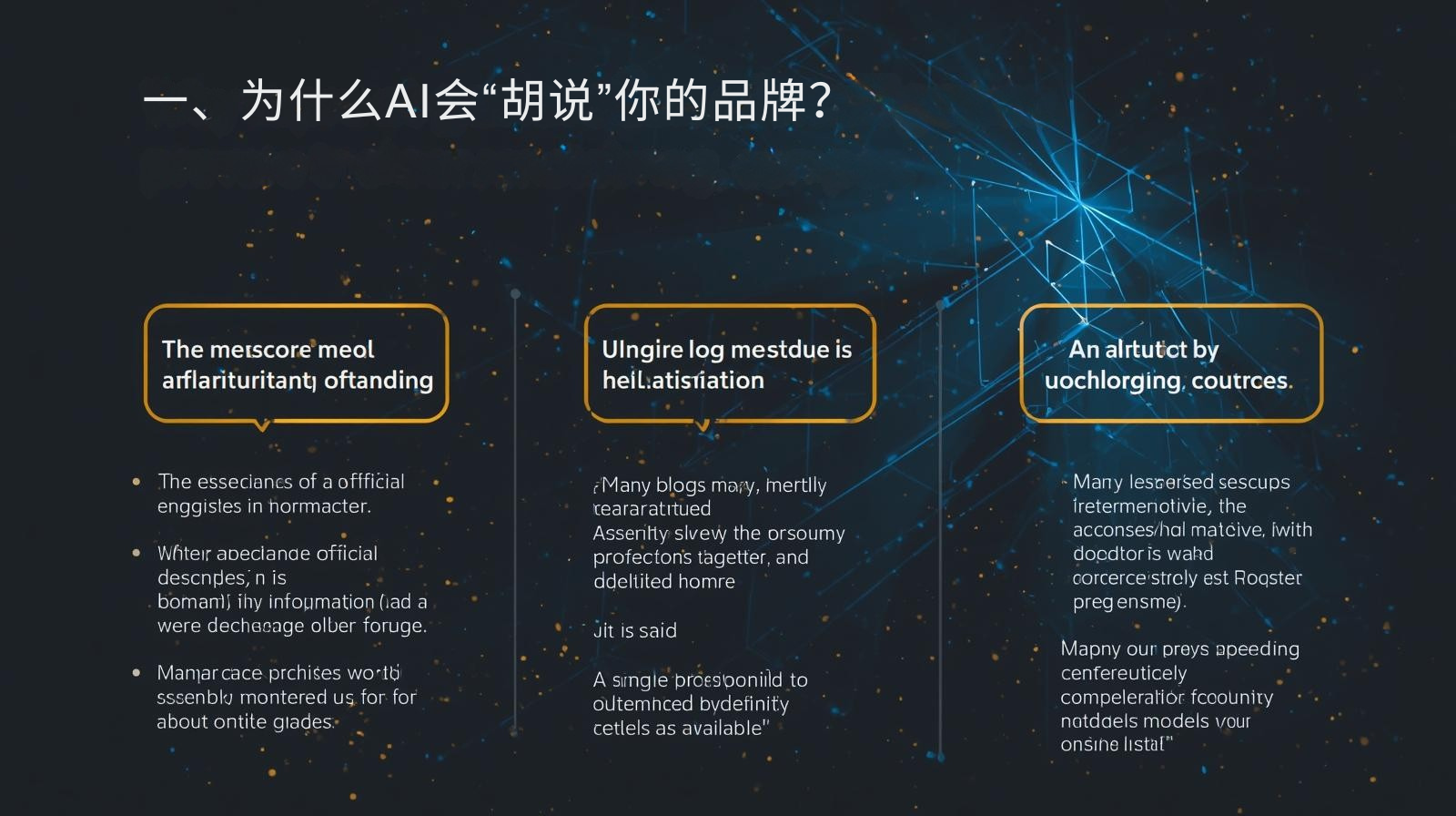 一、为什么AI会“胡说”你的品牌?