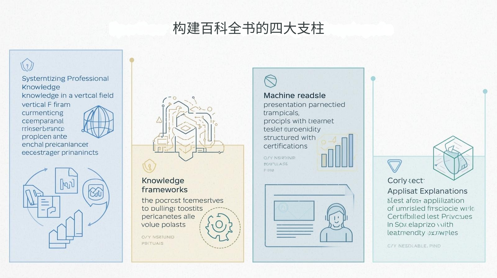 构建百科全书的四大支柱