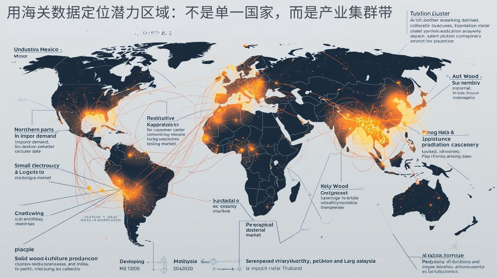 用海关数据定位潜力区域：不是单一国家，而是产业集群带