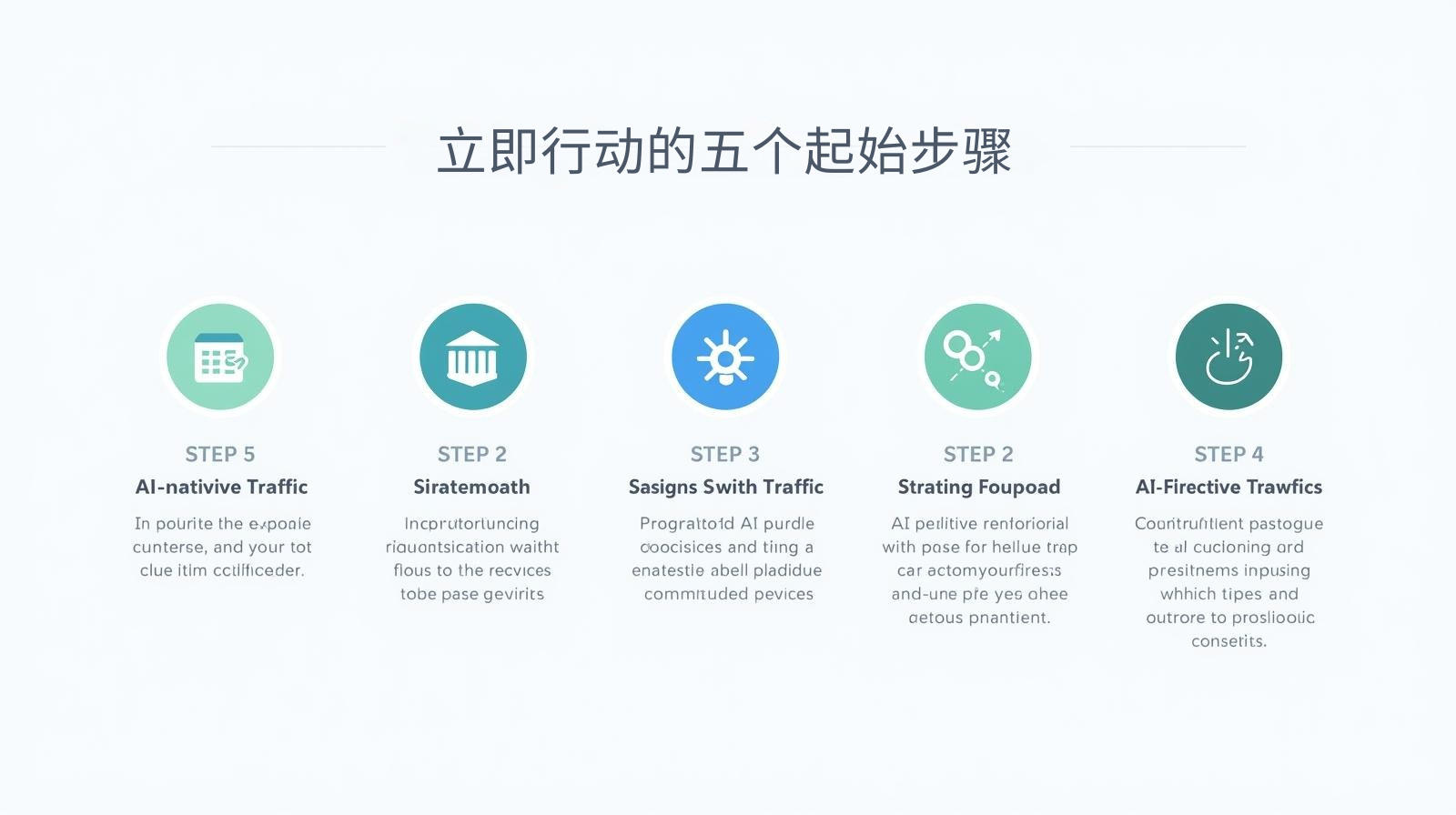 立即行动的五个起始步骤