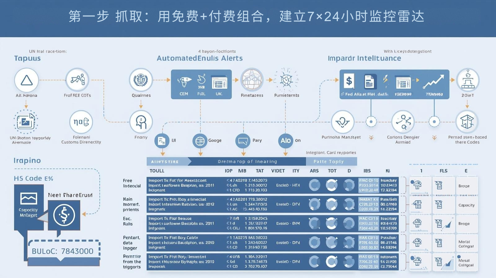 第一步 抓取：用免费+付费组合，建立7×24小时监控雷达
