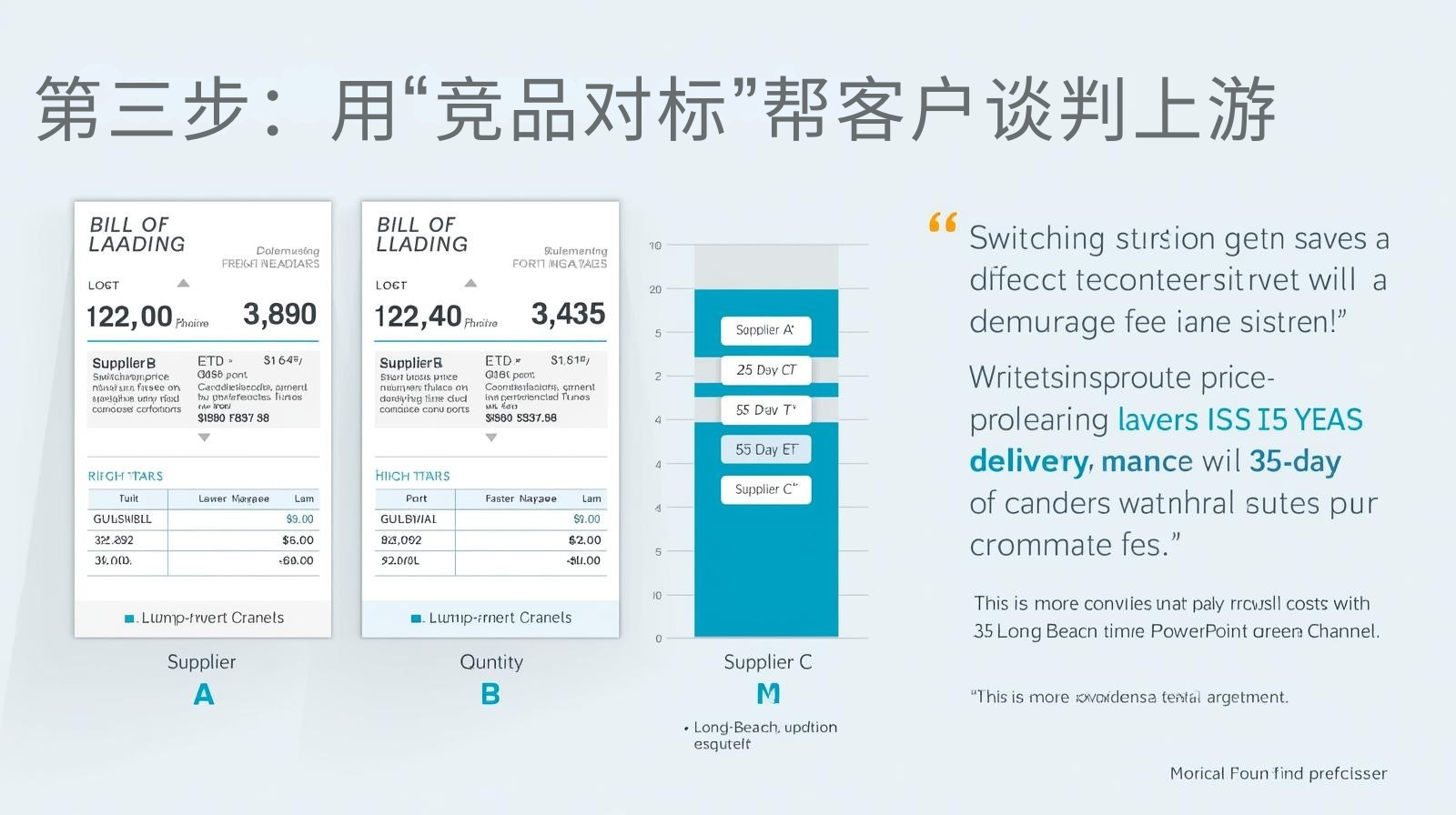 第三步：用“竞品对标”帮客户谈判上游