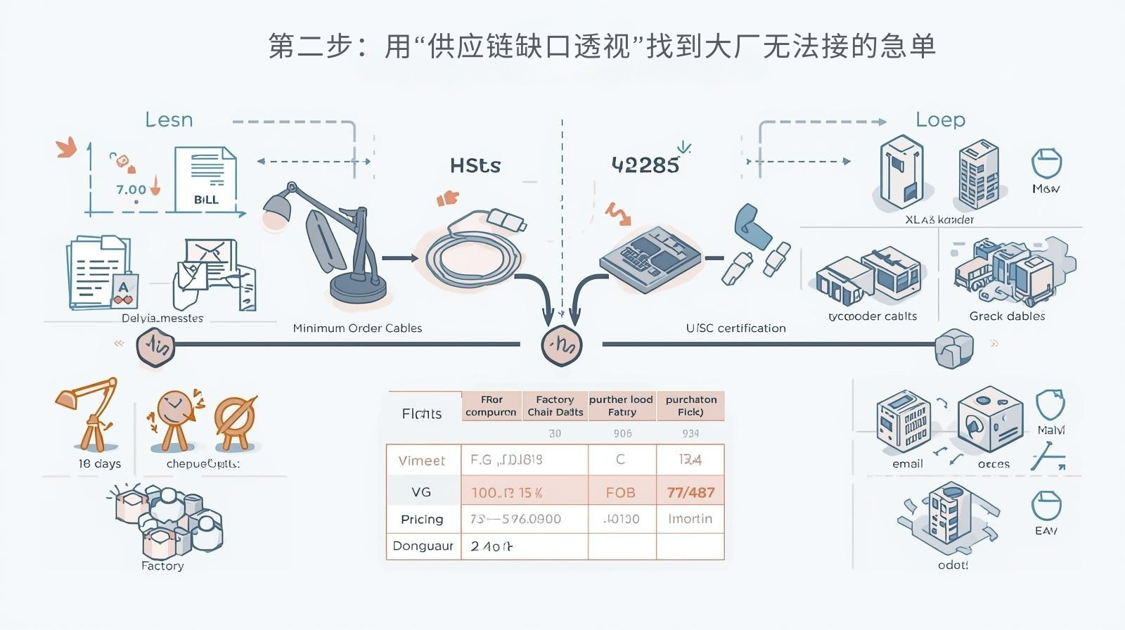 第二步：用“供应链缺口透视”找到大厂无法接的急单