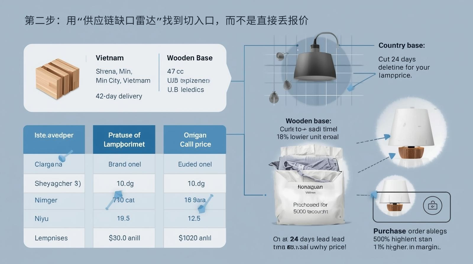 第二步：用“供应链缺口雷达”找到切入口，而不是直接丢报价