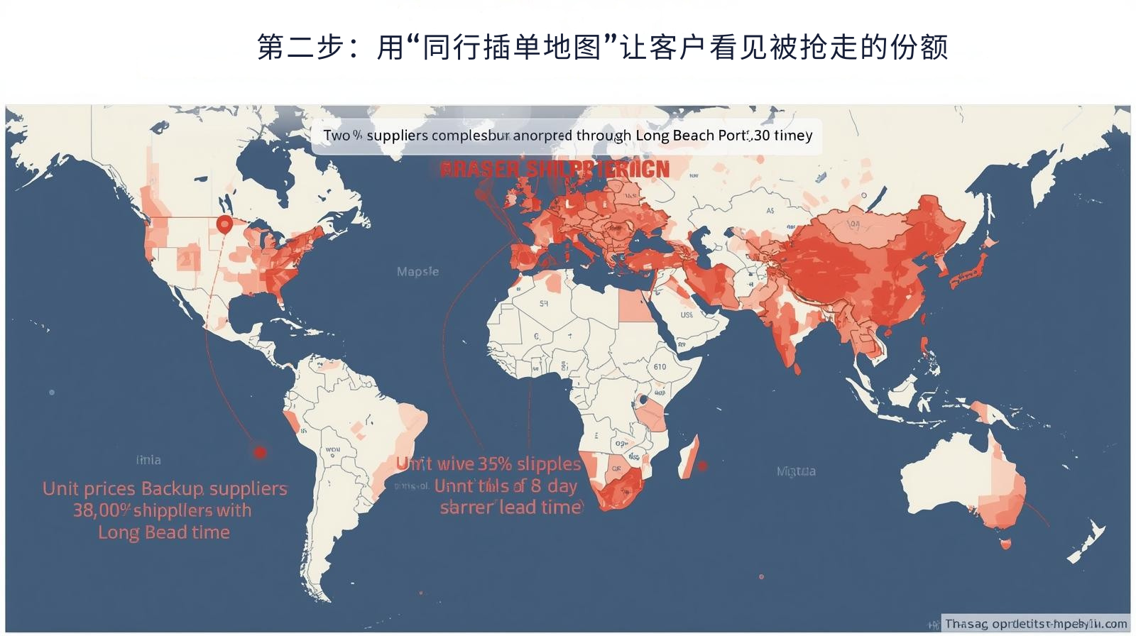 第二步：用“同行插单地图”让客户看见被抢走的份额