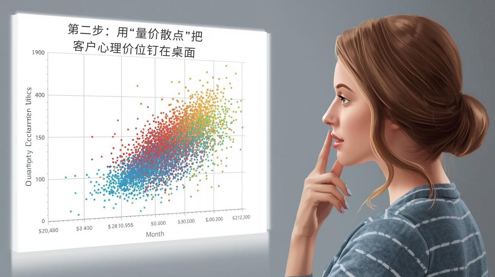 第二步：用“量价散点”把客户心理价位钉在桌面