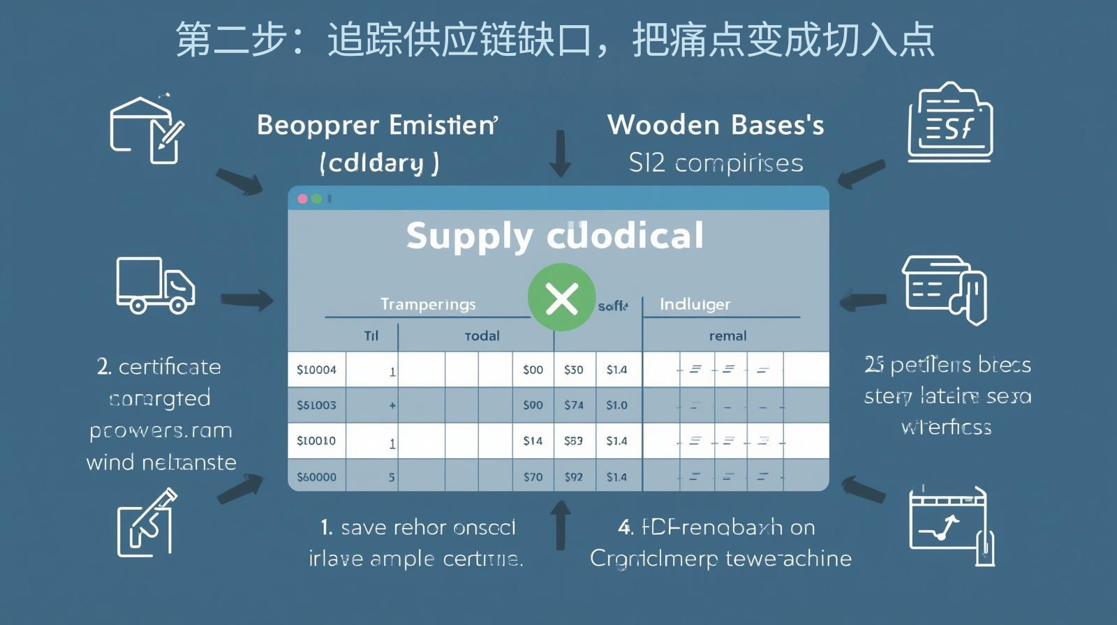 第二步：追踪供应链缺口，把痛点变成切入点