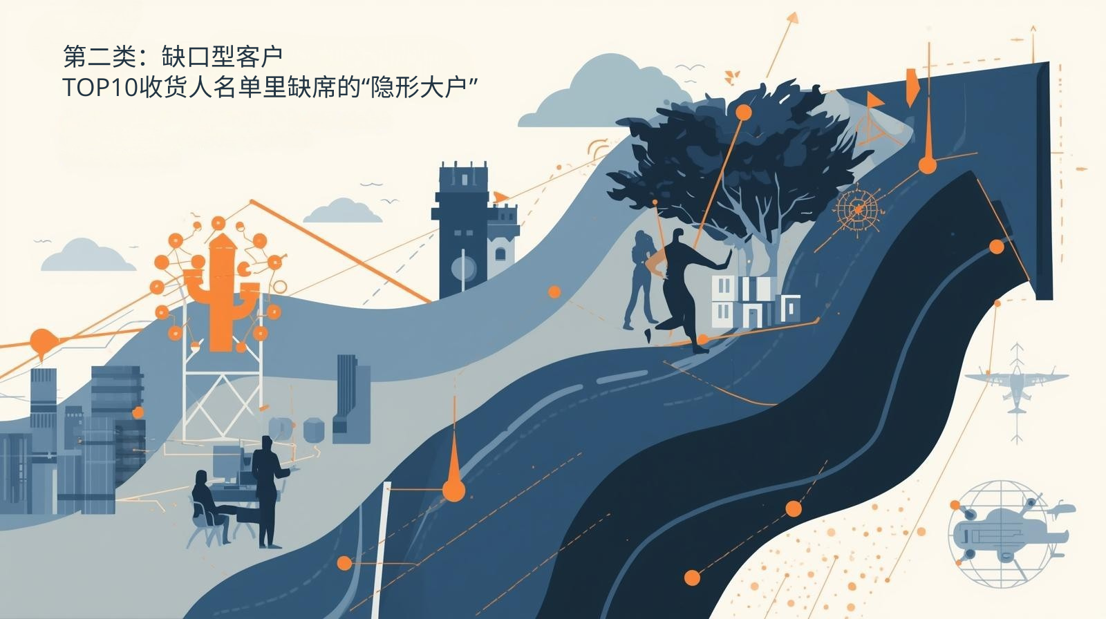 第二类：缺口型客户——TOP10收货人名单里缺席的“隐形大户”