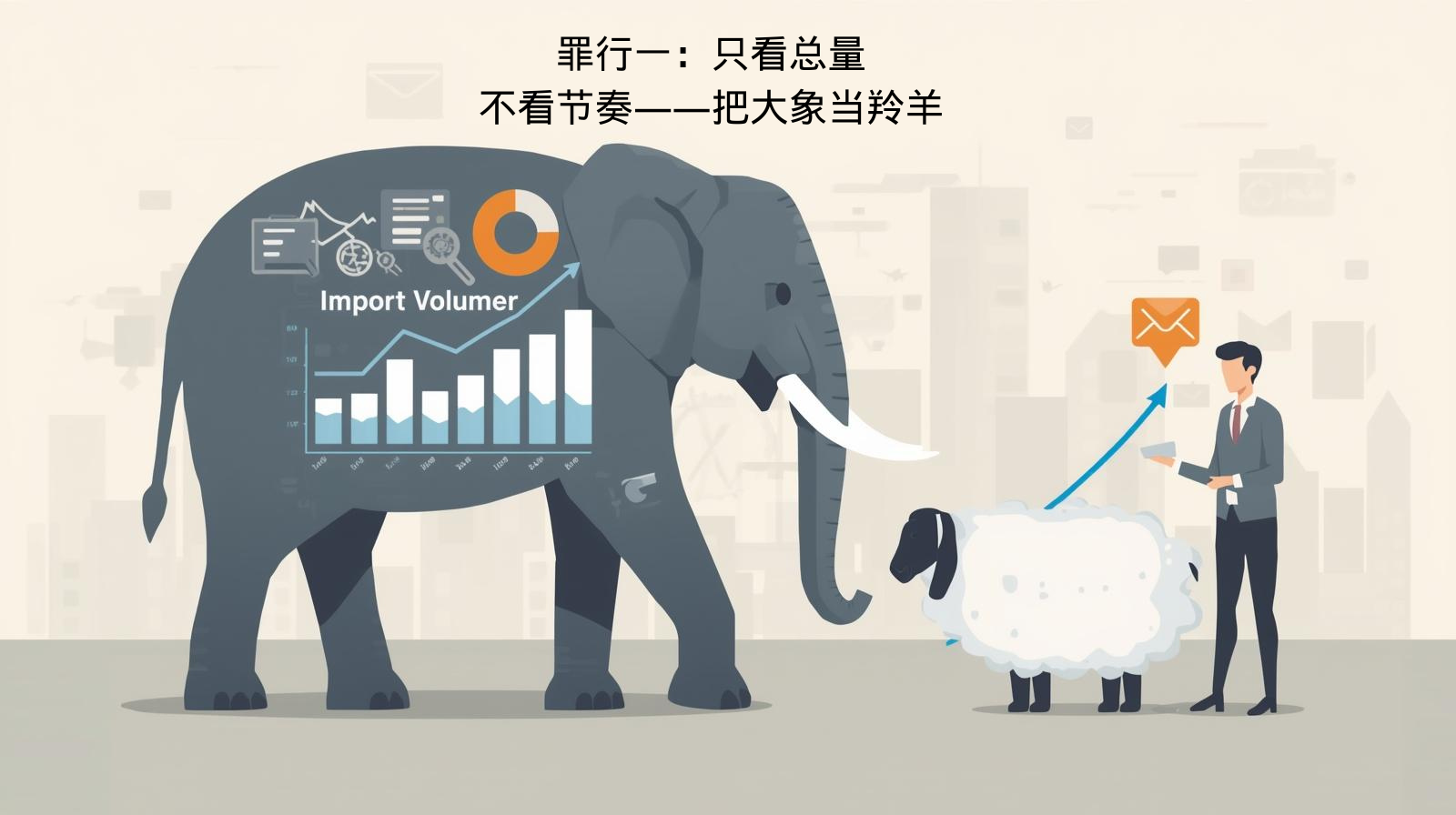 罪行一：只看总量，不看节奏——把大象当羚羊s