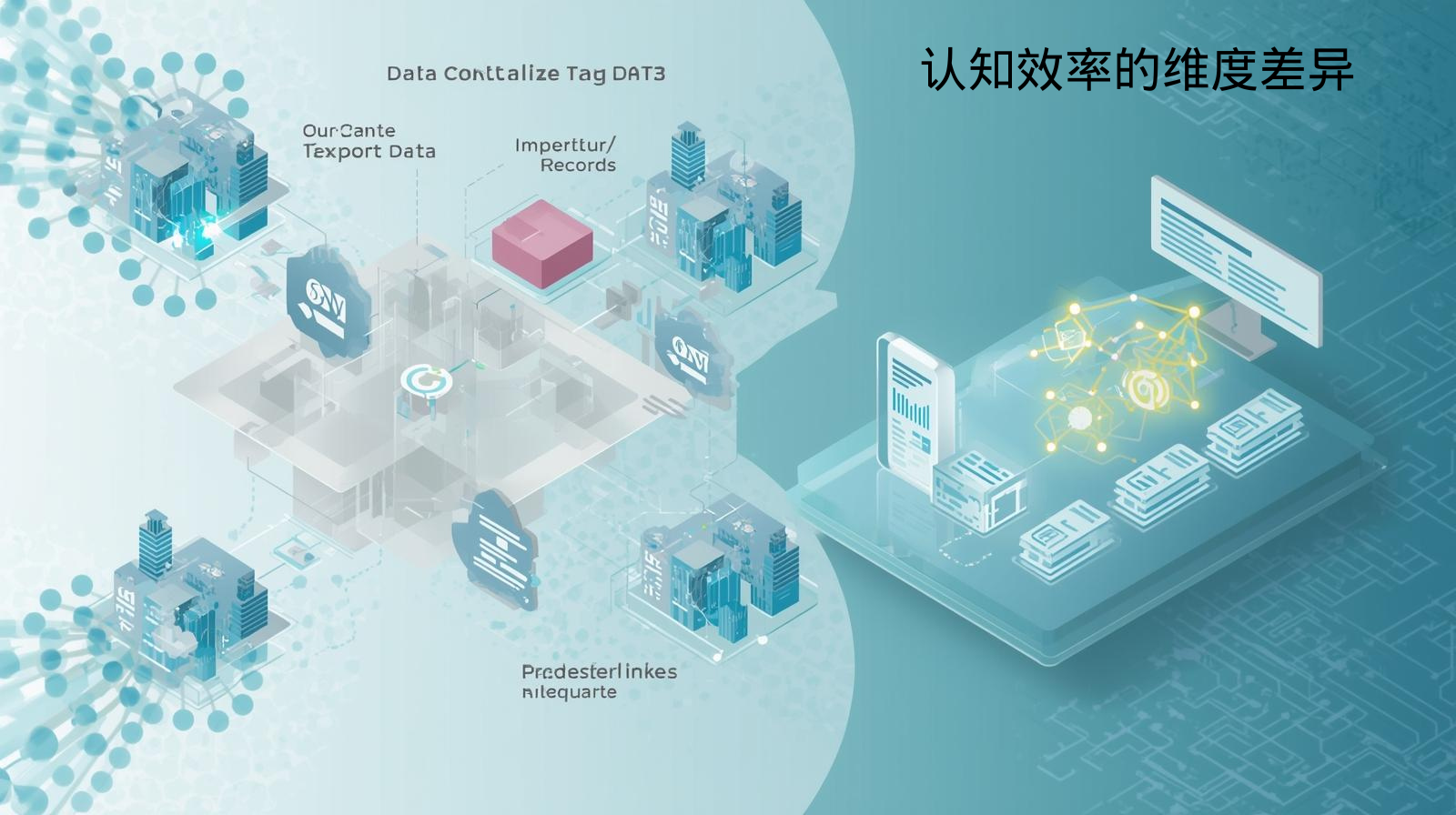 海关数据认知效率的维度差异