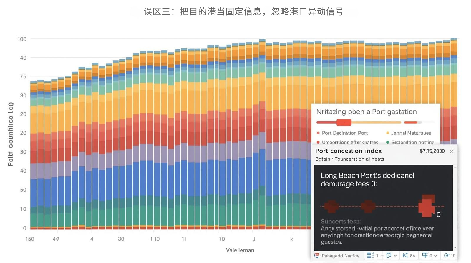 误区三：把目的港当固定信息，忽略港口异动信号