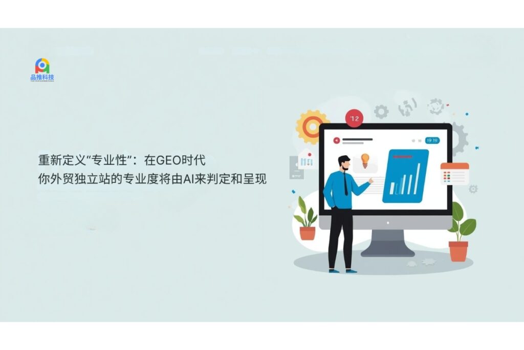 重新定义“专业性”：在GEO时代，你外贸独立站的专业度将由AI来判定和呈现