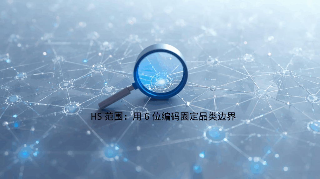 海关数据HS 范围：用 6 位编码圈定品类边界