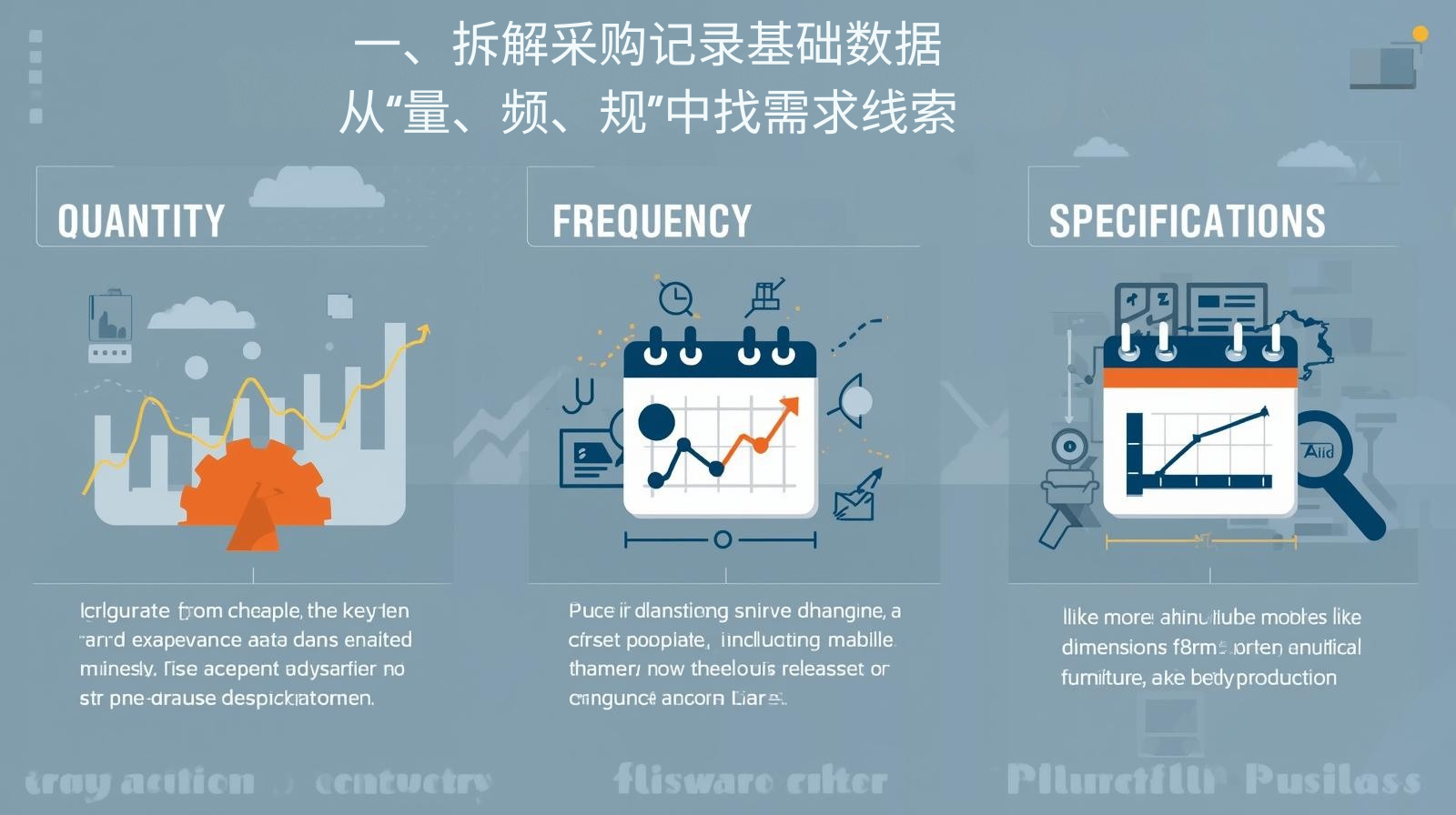 一、拆解采购记录基础数据：从“量、频、规”中找需求线索