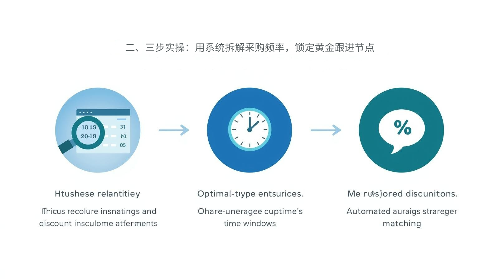 二、三步实操：用系统拆解采购频率，锁定黄金跟进节点