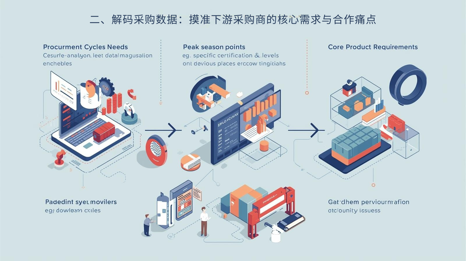 二、解码采购数据：摸准下游采购商的核心需求与合作痛点
