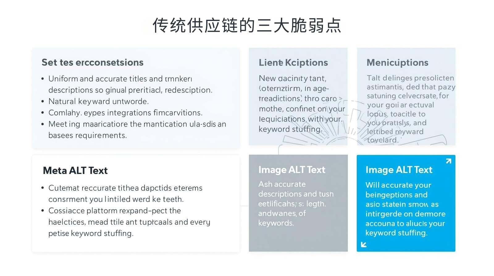 传统供应链的三大脆弱点