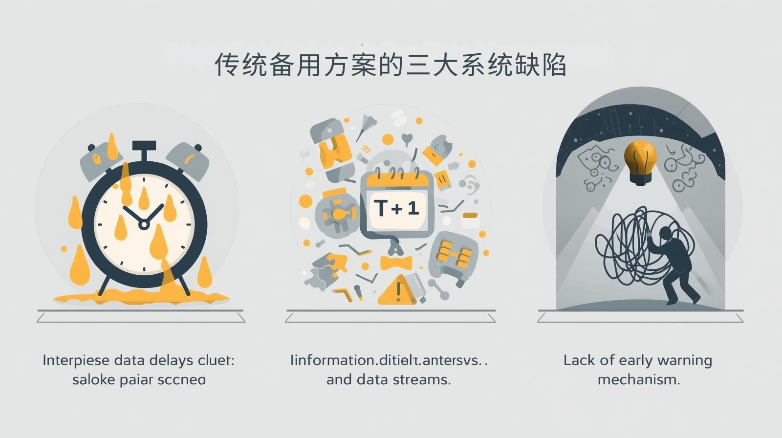 传统备用方案的三大系统缺陷