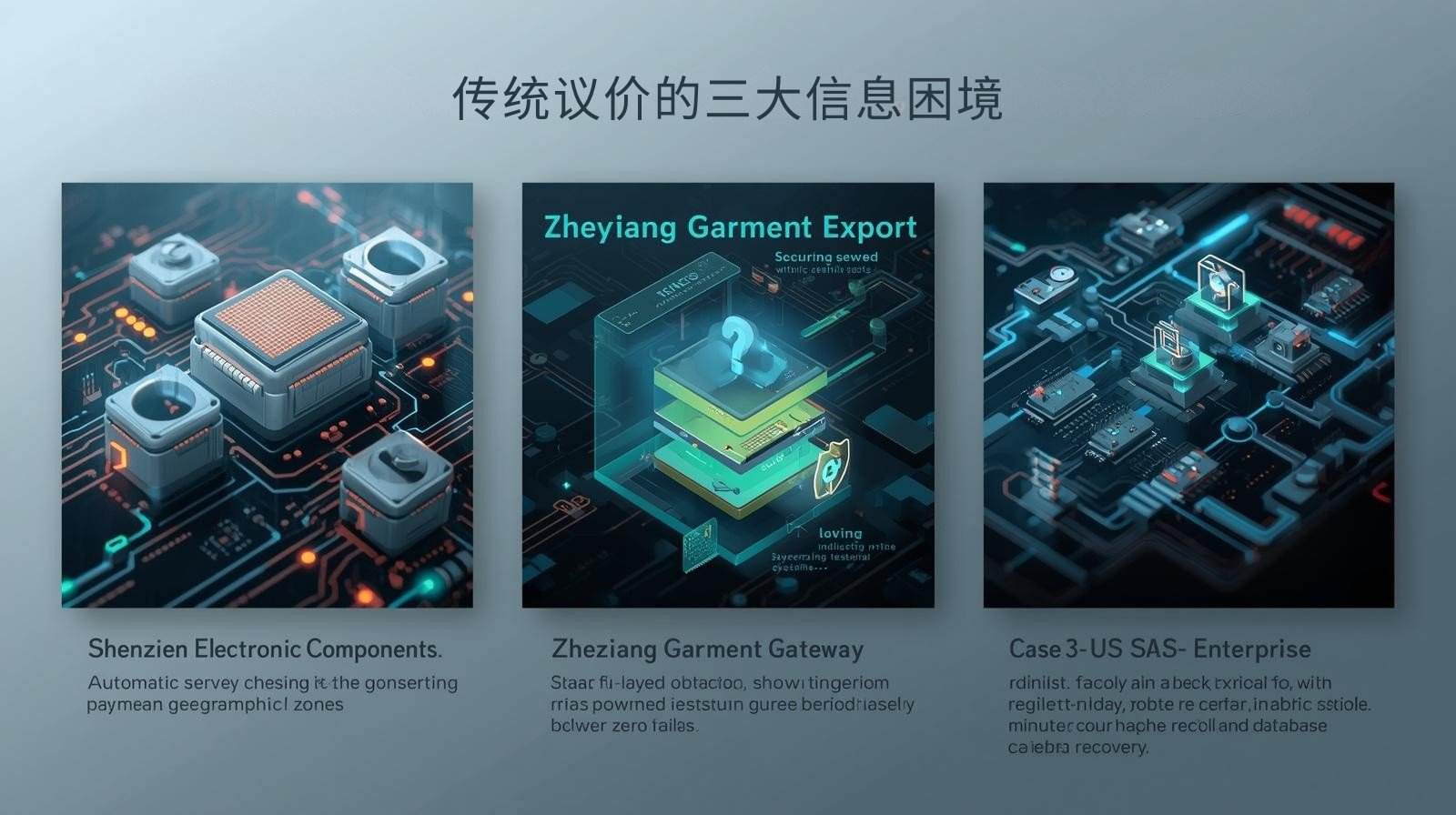 传统议价的三大信息困境