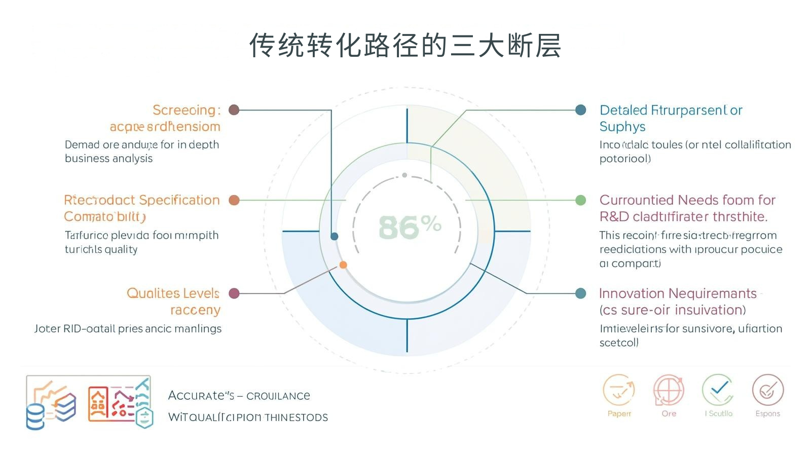 传统转化路径的三大断层