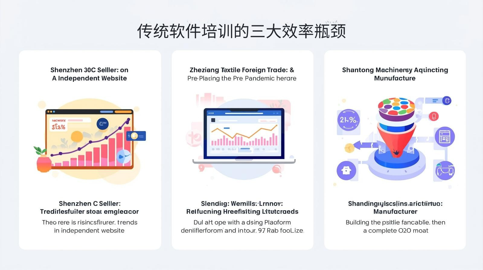 传统软件培训的三大效率瓶颈