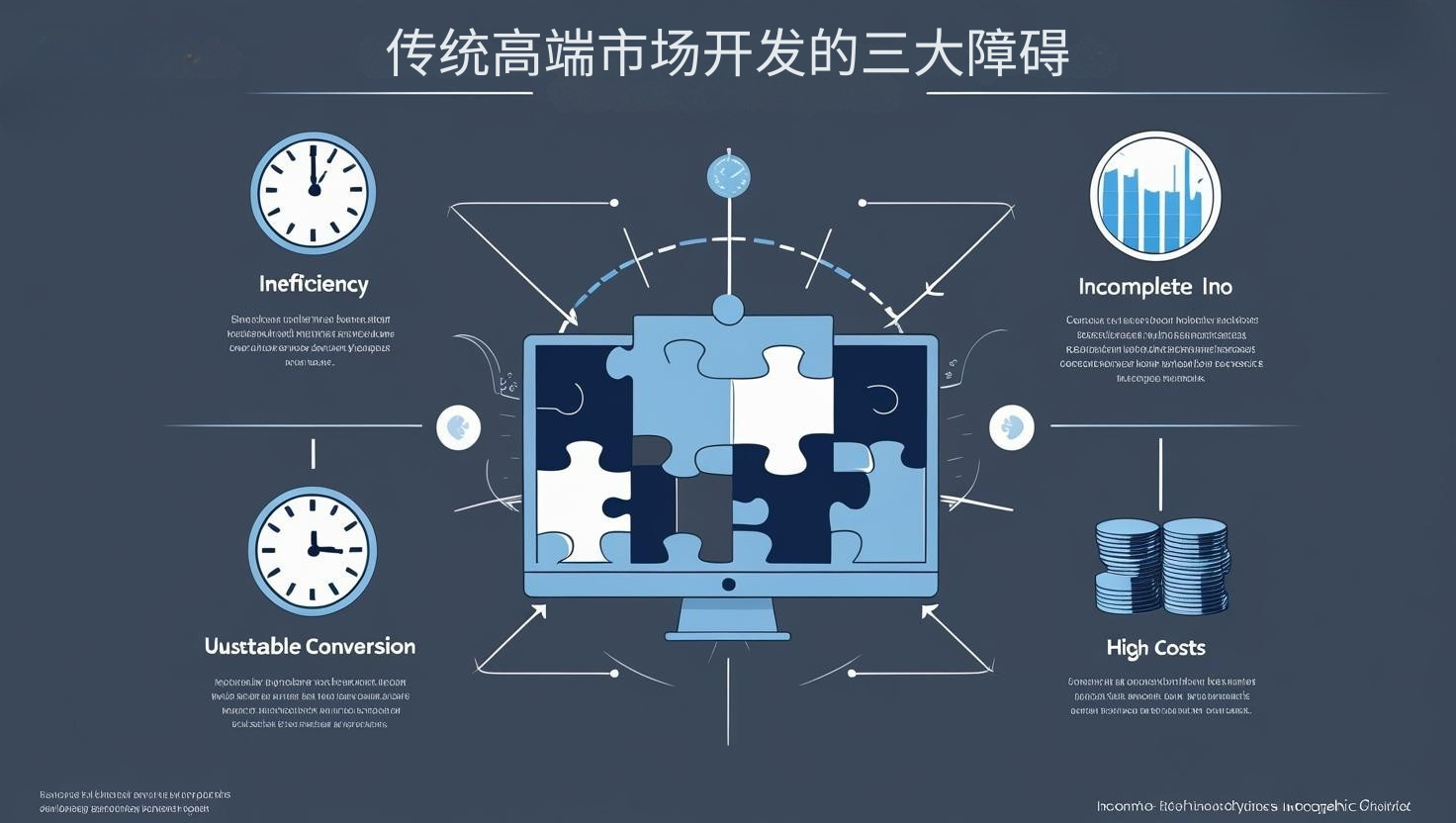 传统高端市场开发的三大障碍