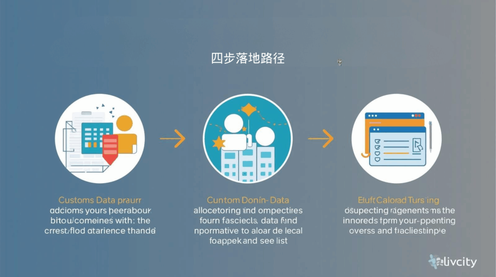 海关数据；四步落地路径