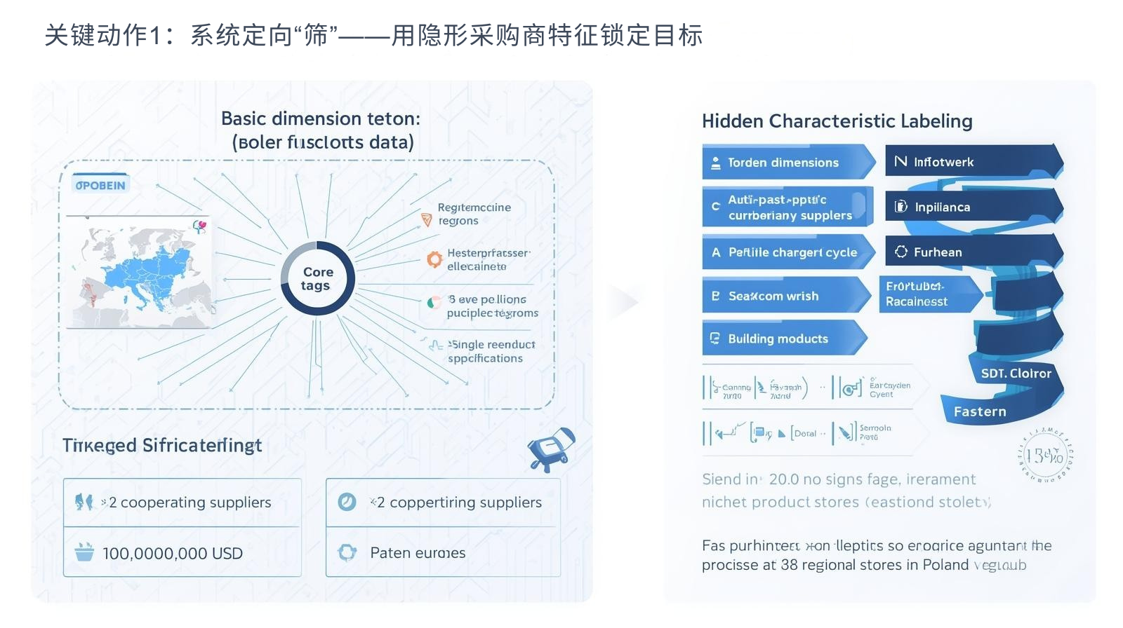 关键动作1：系统定向“筛”——用隐形采购商特征锁定目标