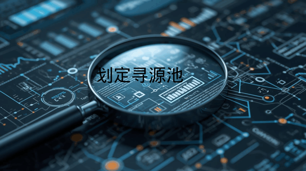 海关数据；划定寻源池