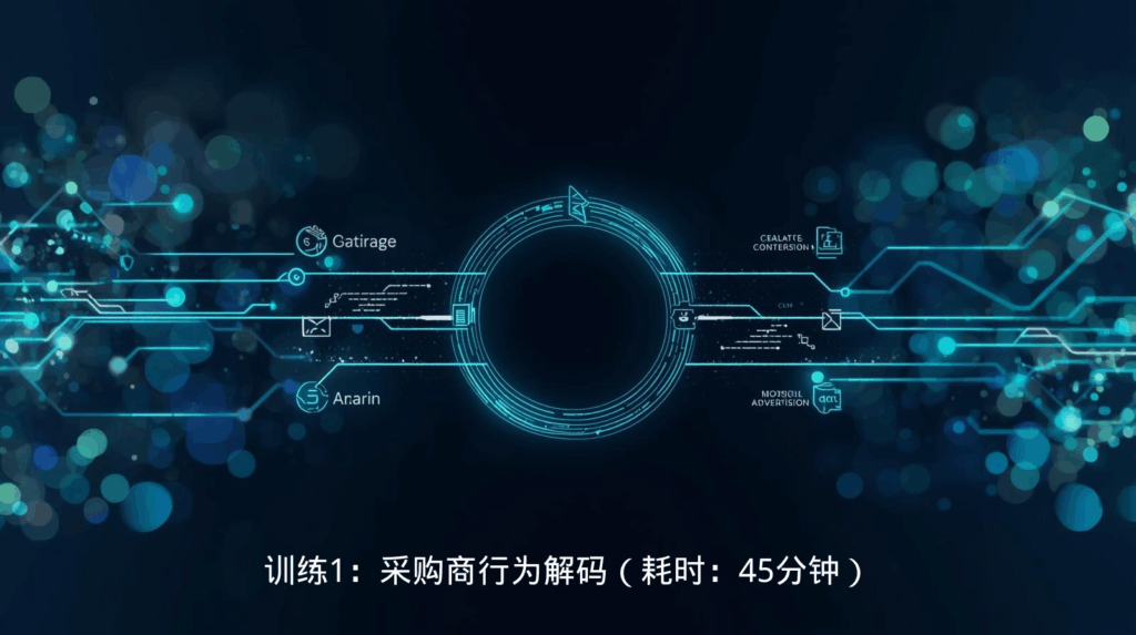 二、训练1:采购商行为解码(耗时:45分钟)
