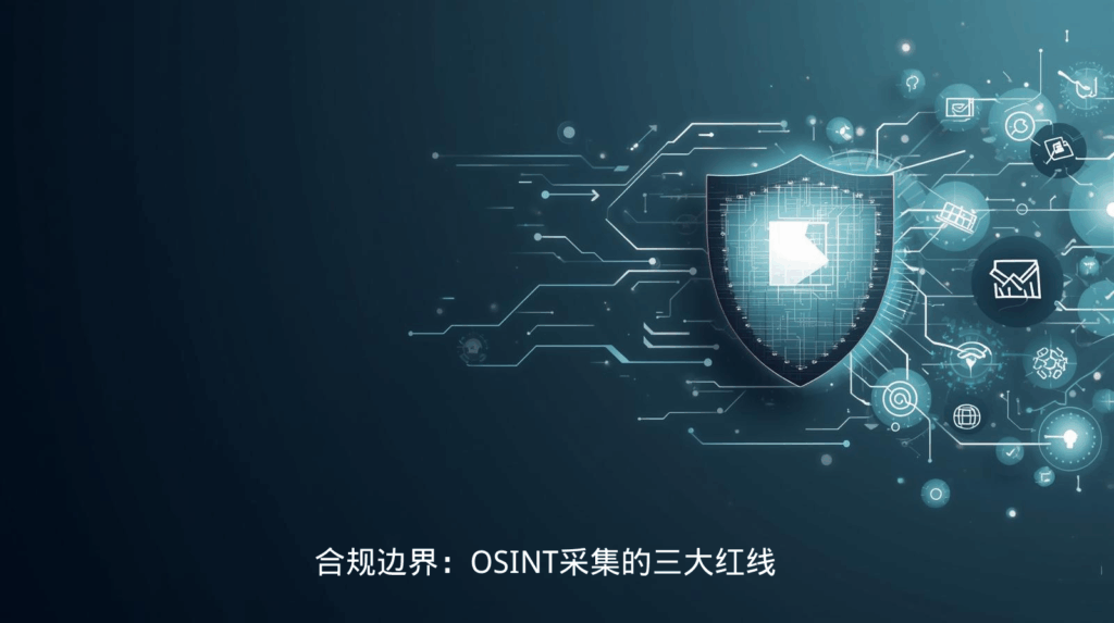 合规边界：OSINT采集的三大红线