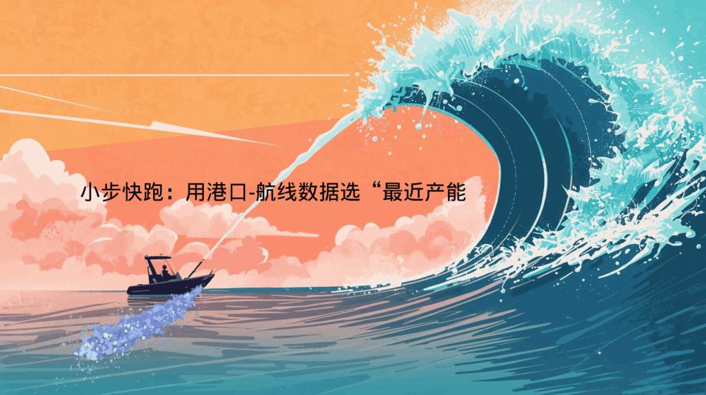 小步快跑：用港口-航线数据选“最近产能”