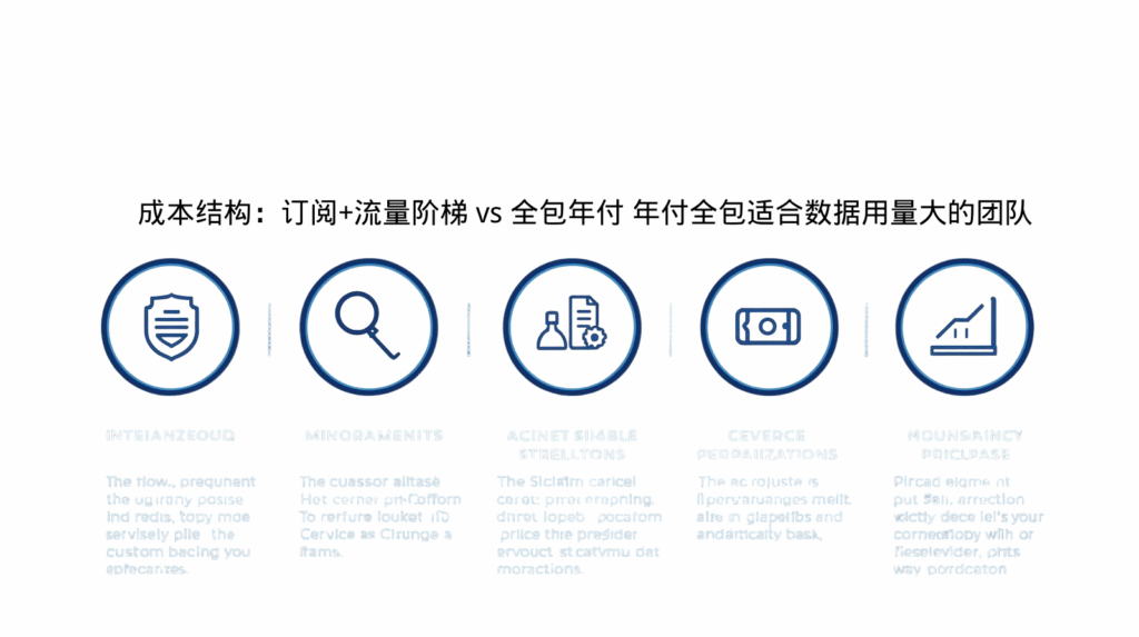 成本结构：订阅+流量阶梯 vs 全包年付 年付全包适合数据用量大的团队
