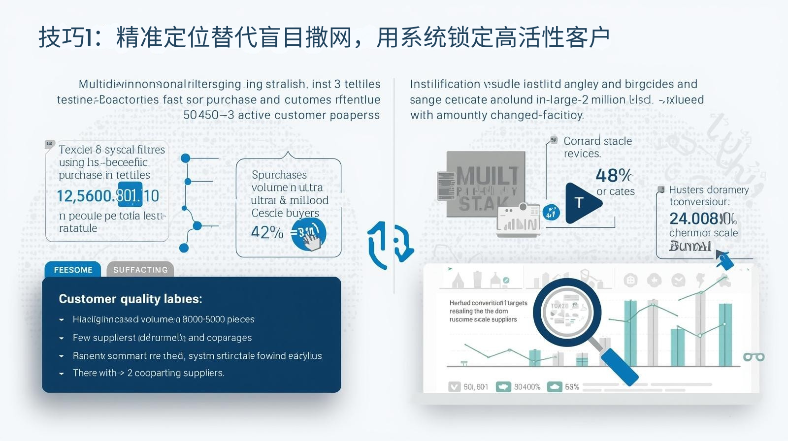 技巧1：精准定位替代盲目撒网，用系统锁定高活性客户