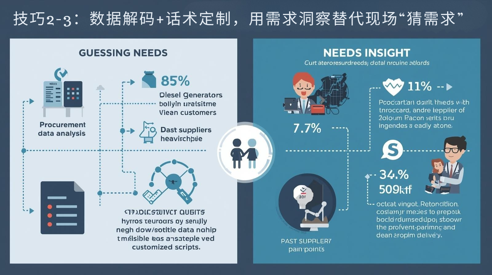 技巧2-3：数据解码+话术定制，用需求洞察替代现场“猜需求”