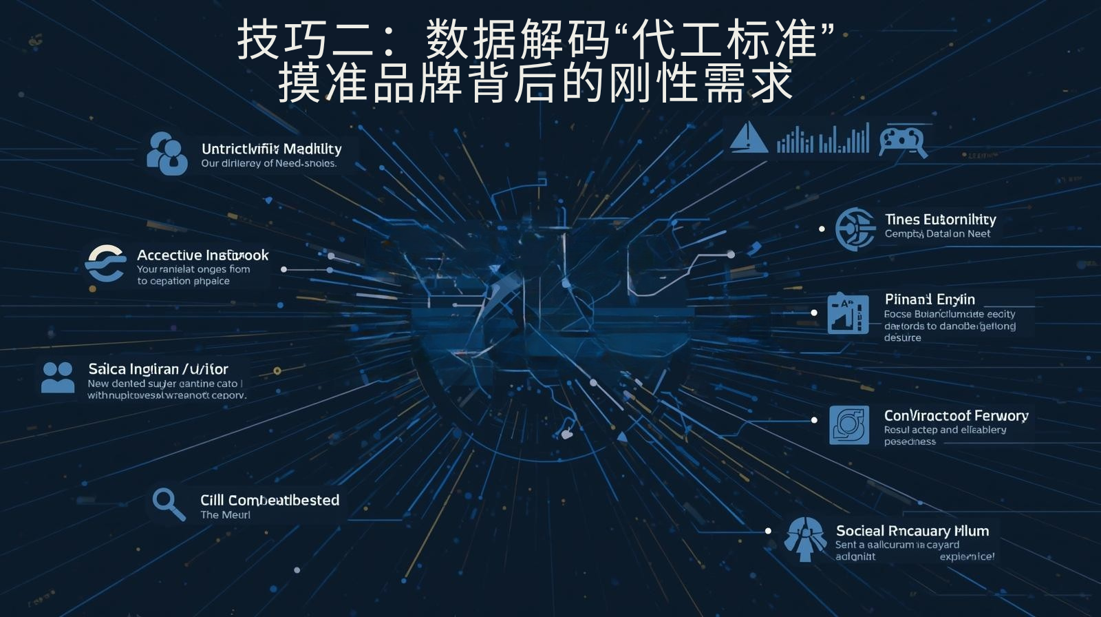 技巧二：数据解码“代工标准”，摸准品牌背后的刚性需求